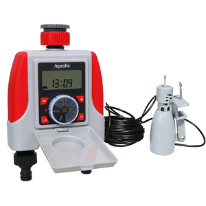 OEM Factory's Aqualin Analogue Irrigation <b>Timer</b> Kit Soil Moisture Sensor LCD Battery Operated Automatic Watering System - Product Image 1