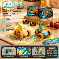 Voitures télécommandées Belinda 4Ch Rc Stunt Cars 27Mhz avec lumière, voiture télécommandée haute vitesse avec musique, cadeaux pour enfants