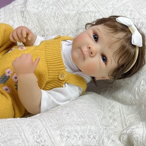 Poupée Reborn Fashion Bébé réaliste faite à la main, douce, pour le bain, jouet pour bébé, nouveau-né, Boneca - Product Image 4
