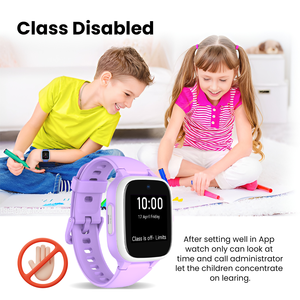 Montre intelligente pour enfants LAGENIO L29E 4G avec écran TFT carré, batterie 680 mAh, <span class=keywords><strong>assistant</strong></span> vocal IA, caméra, appels vidéo, réponse aux appels, GPS, WiFi, SOS, IP68, carte SIM - Product Image 5