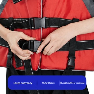 Gilet de sauvetage professionnel pour bateaux, pêche, ski nautique, gilet portable à haute flottabilité, pour enfants et adultes, prévention des inondations d'urgence - Product Image 3