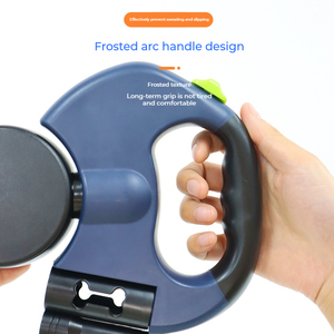 Correa de perro retráctil doble para dos perros de hasta 30 libras 360 ° sin enredos con linterna <span class=keywords><strong>LED</strong></span> reflectante para entrenar y caminar - Product Image 4