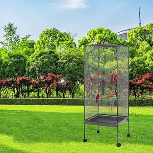 Kandang burung XXL kandang burung dalam ruangan luar ruangan penggunaan besar burung bayan kakatua rumah burung tampilan galaksi logam kandang - Product Image 3