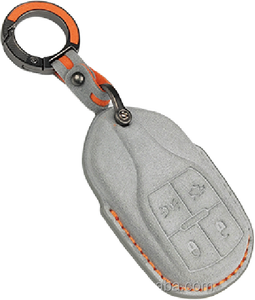 Magicocase – <span class=keywords><strong>porte</strong></span>-clés haut de gamme en texture Alcantrana italienne, étui de protection, <span class=keywords><strong>porte</strong></span>-clés à prise confortable pour <span class=keywords><strong>Maserati</strong></span> LEVANTE SUV - Product Image 2