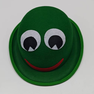 Sombreros Redondos con Personajes de Animales para Niños, Amarillo Verde, Otoño Invierno, Sombrero Festivo para Fiestas, Unisex - Product Image 6