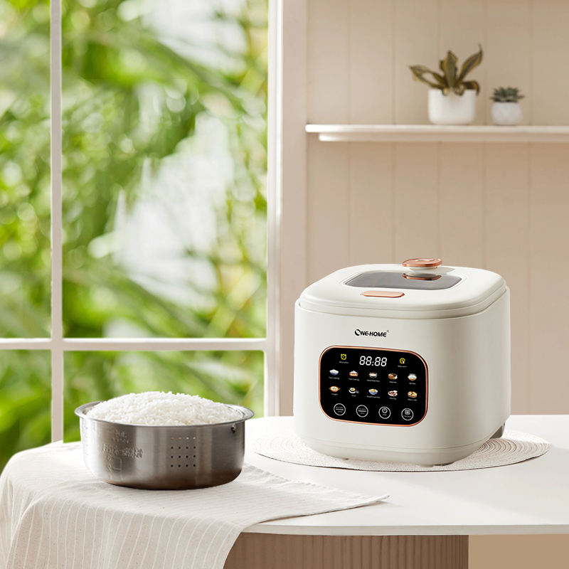 Newest Colorful Digital Touch Screen Multi-functional 3L Low Sugar Visual Electric Rice Cooker Suitable for 3~5 People