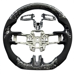 Volante Deportivo de Fibra de Carbono Forjado con Base Plana en Forma de D para Ford Mustang 2015 2016 2017 2018 2019 2020 2021 <span class=keywords><strong>2022</strong></span> 2023 - Product Image 2