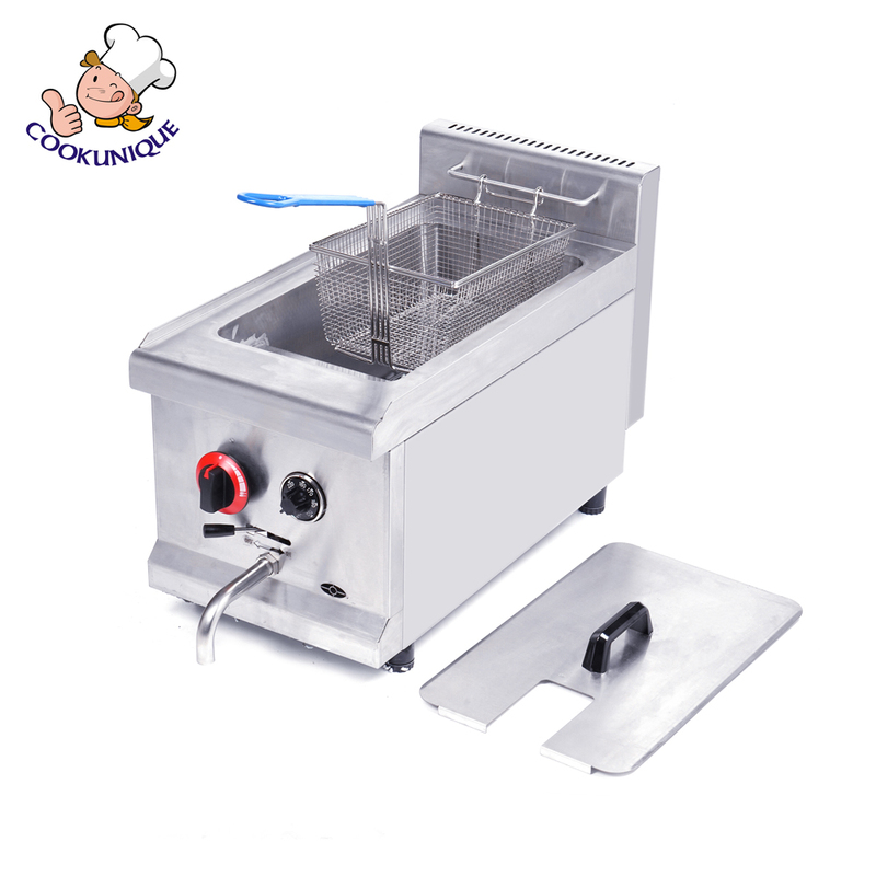 Commercial 15L Gas Fryer 4 5KW