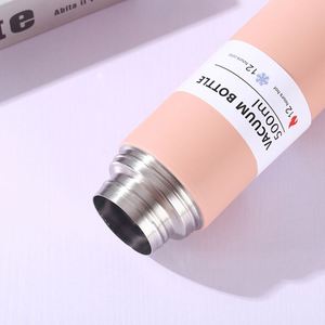 Geschenkset Flasche Mit Tasse Insulated Thermos <b>Bottle</b> Vacuum <b>Flask</b> Water <b>Bottle</b> Mug Tumbler Gift Set with 3 Lids - Product Image 4