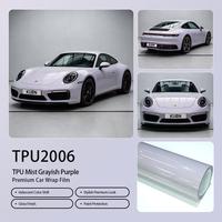 Film de protection PPF TPU violet Manta brillant, idéal pour tous les véhicules, hydrophobe, parfait pour les projets de wrapping personnalisés.