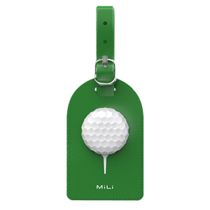 Étiquette de sac de golf en cuir microfibre MiLi avec MiTag <span class=keywords><strong>Duo</strong></span> intégré, compatible avec Apple et <span class=keywords><strong>Google</strong></span> Find, traceur intelligent anti-perte pour sac de golf - Product Image 2