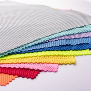 卸売K208 100% ポリエステルテクスチャニットメッシュ生地染め屋外靴と裏地 - Product Image 2