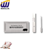Kit de test de gestation pour truies WANJIA, test de diagnostic rapide vétérinaire, Prueba De Gestacion Para Cerdas, ferme porcine commerciale