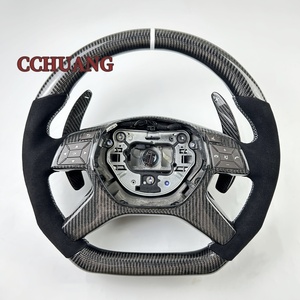 <span class=keywords><strong>Volant</strong></span> en fibre de carbone personnalisé pour Mercedes-Benz G E GL Classe <span class=keywords><strong>ML</strong></span> W463 W166 <span class=keywords><strong>W163</strong></span> W212 2013-2018 - Product Image 1