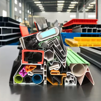 Profil de fenêtre en PVC écologique personnalisé pour usage domestique, industriel et commercial avec un design moderne
