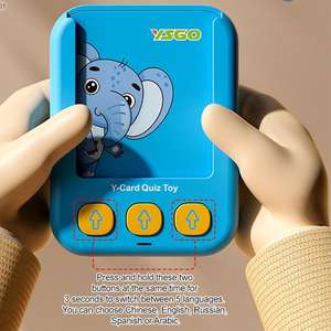 Machine d'apprentissage de <span class=keywords><strong>l</strong></span>'<span class=keywords><strong>anglais</strong></span> Jouets éducatifs Formation aux Lumières Cartoon Cartes flash parlantes Jouets éducatifs précoces - Product Image 2