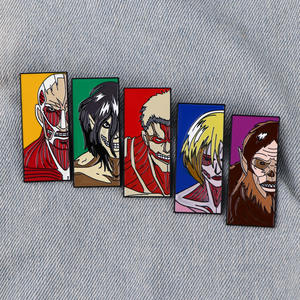 Sming Pins Titan émail broche Allen Anime revers badge japonais <span class=keywords><strong>manga</strong></span> broche vêtements sac à dos <span class=keywords><strong>accessoires</strong></span> - Product Image 3