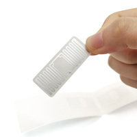 RAIN RFID 860-960 MHz EPC Adhesivo en blanco para NXP para UCODE 9 Mini UHF Etiquetas para hoteles