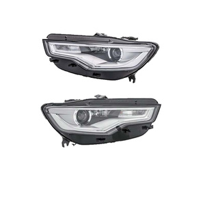 Oem năng động lần lượt tín hiệu ma trận phong cách <span class=keywords><strong>Led</strong></span> Đèn Pha đặt cho Audi A6 C7 2015 2018 nhà máy bán buôn Điều kiện Mới 6000K màu - Product Image 1