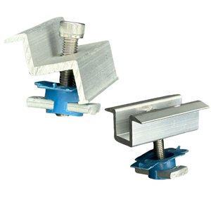 Binario di Montaggio in Alluminio per Pannelli Solari 30mm/35mm, Morsetti Terminali per Pannelli Solari, Staffe per Pannelli Solari, Sistema di Montaggio con Morsetti Solari - Product Image 5