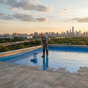 Revêtement acrylique imperméable commercial <span class=keywords><strong>pour</strong></span> toiture, mur, béton, protection extérieure à base d'eau - Product Image 2