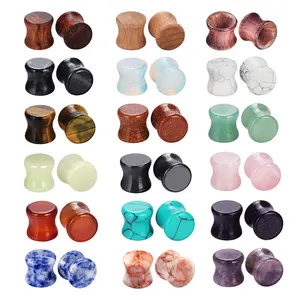 2024 Fashion Wholesale New Design Different Size Good Selling Spiral Earrings Tunnels Gauge