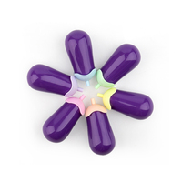 6 pièces mini stylos de surligneur pastel rose carotte aubergine pour enfants