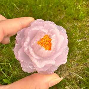 Fleur de pivoine de Luoyang en résine 3D écologique, souvenir créatif et personnalisé pour réfrigérateur, cadeau touristique de la ville - Product Image 6