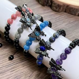 Bracelet en pierre naturelle avec perles de verre colorées, énergie féminine, potentiel de marketing viral très élevé, support après-vente - Product Image 5