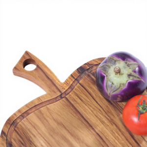 Planche à découper en forme de pomme avec rainure pour jus, mosaïque, pour HORECA, restaurant, OEM, personnalisable, Vietnam - Product Image 4