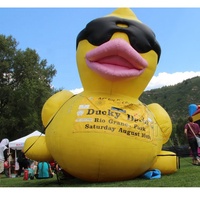 Canard gonflable géant jaune de 20 pieds (10 m) en caoutchouc pour la vente