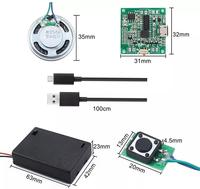 Modulo Audio Registrabile USB con Sensore di Luce per Scatole Regalo/Cartoline d'Auguri, Chip Sonoro Personalizzabile, MP3 Programmabile USB con Sensore Luminoso