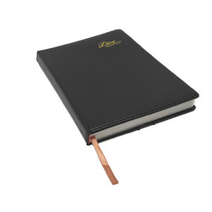 Carnet de notes en cuir rigide A5 personnalisé de qualité supérieure, estampage à chaud doré, reliure cousue, logo personnalisé pour cadeaux d'entreprise - Product Image 2