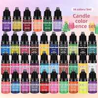 36 couleurs cire de soja Pigment colorant haute concentration fait à la main bougie savon couleur Essence bricolage aromathérapie matériaux