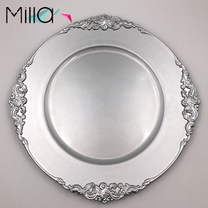 Assiette de présentation rose blush, sous-assiette, décoration de table, service de table pour mariage, fête, dîner - Product Image 5