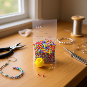 Perline Multicolore Ilan Abalorios 4Mm per Creazione di Gioielli - Product Image 3