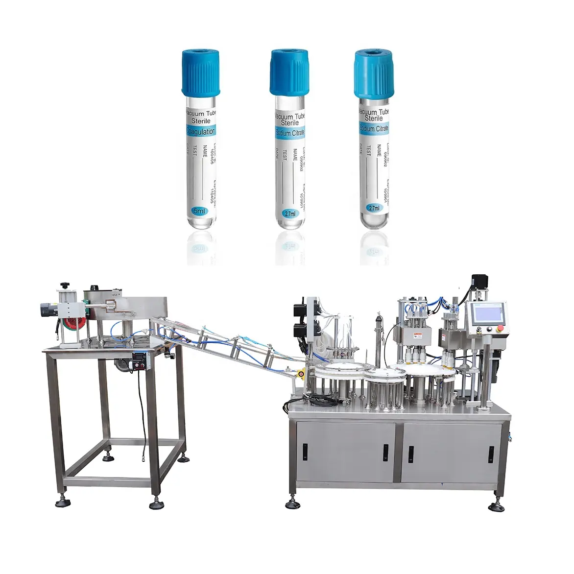 Machine de fermeture automatique pour tubes 2 ml, pour remplissage de canalisations, 2 ml