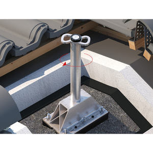 Rego TURN POLE-HI poste giratorio no deformable para sistema de detención de caídas tipo A - Product Image 2