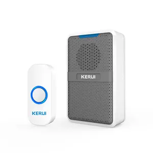 Kerui Smart Doorbell Wireless Waterproof Ring Door Bell Smart Home Doorbell With Button