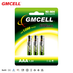 Batería recargable Ni-MH de 1,2 V, 600 mAh, de alta duración, para control remoto, reloj, ratón inalámbrico - Product Image 4
