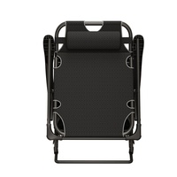 Chaise longue de patio extérieure légère et pliable avec dossier réglable pour piscine, terrasse, camping, lit de camp