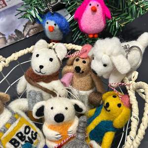 Collection de poupées légumes mignonnes en feutre de laine pur fait main, pendentif fini, accessoires de sac Miu, porte-clés, 31cm-50cm - Product Image 3