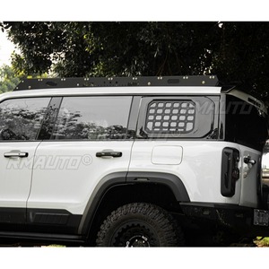 อุปกรณ์ตกแต่งภายนอก BJ40 ตาข่ายกันยุงข้างหน้าต่าง  แถบตกแต่งสีดำสำหรับเสา D ของหน้าต่างด้านข้าง ชิ้นส่วนตกแต่งดัดแปลง - Product Image 6
