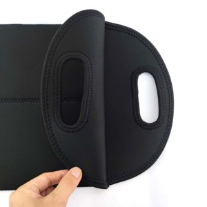 Respetuoso con el medio ambiente 750ML Dos botellas Ranuras Neopreno reutilizable personalizado 2 Pack Botella de vino Enfriador Manga Durable Cerveza Hielo Bolsa de mano - Product Image 4