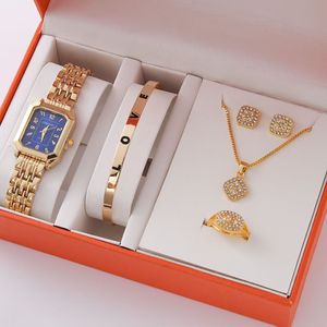 New Stainless Steel <strong>Women's</strong> Watch Fashion Square Quartz Wristwatch Wholesale <strong>Gift</strong> <strong>Sets</strong> for <strong>Women</strong> Luxury Trendy - Product Image 4