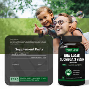 Cápsulas de Aceite de Algas DHA OEM ASAP, Salud del Corazón y el Cerebro para Adultos, 500 mg, Omega 3 Vegano, Grado Alimenticio, Certificado Orgánico - Product Image 5