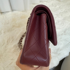 Sac à main <span class=keywords><strong>bandoulière</strong></span> de luxe pour <span class=keywords><strong>femme</strong></span> en <span class=keywords><strong>cuir</strong></span> véritable matelassé losanges classiques 2026 avec logo, élégant, fermeture à rabat et chaîne - Product Image 2
