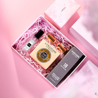 Boîte en carton rose fleur de cerisier, coffret cadeau rigide deux pièces, logo personnalisé, couvercle carré et base, pour bijoux, cosmétiques, mariage, anniversaire