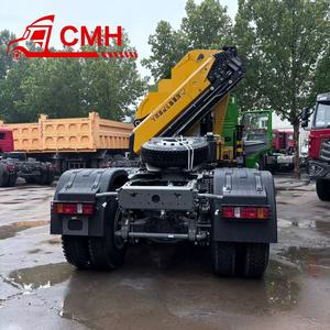 Sinotruk HOWO 6x4รถบรรทุกหัวรถเครน30ตันระบบถังน้ำมันเชื้อเพลิงแบบคู่รถเครนที่มีประสิทธิภาพ - Product Image 5