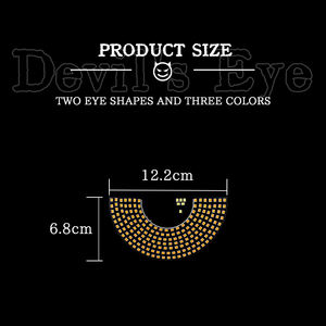 Luz Decorativa para Ventana de Coche, Ojo de Diablo, Conexión USB, Plug and Play, Forma Triangular/Semicircular, Luz Ambiental - Product Image 5